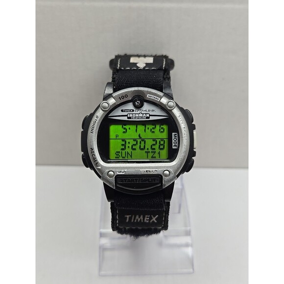 Timex Other - Vintage Timex Data Link Ironman Triathlon Watch Multi Lap New Battery -    Read